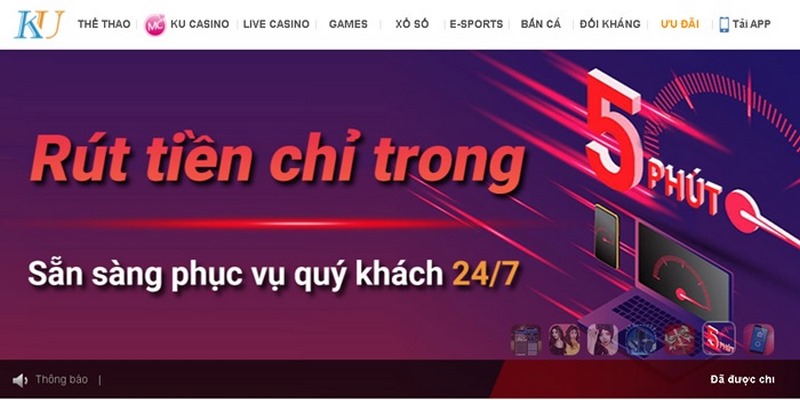 Lưu ý quan trọng thao tác rút tiền KUBET